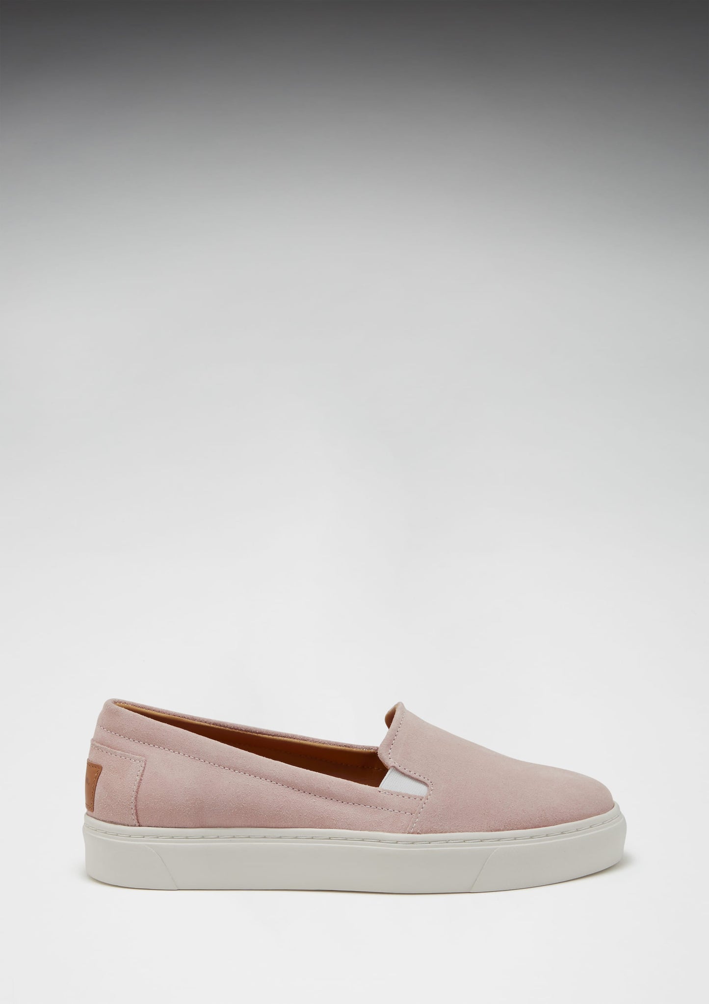 Women's Ice Pink Suede Slip-On Sneakers